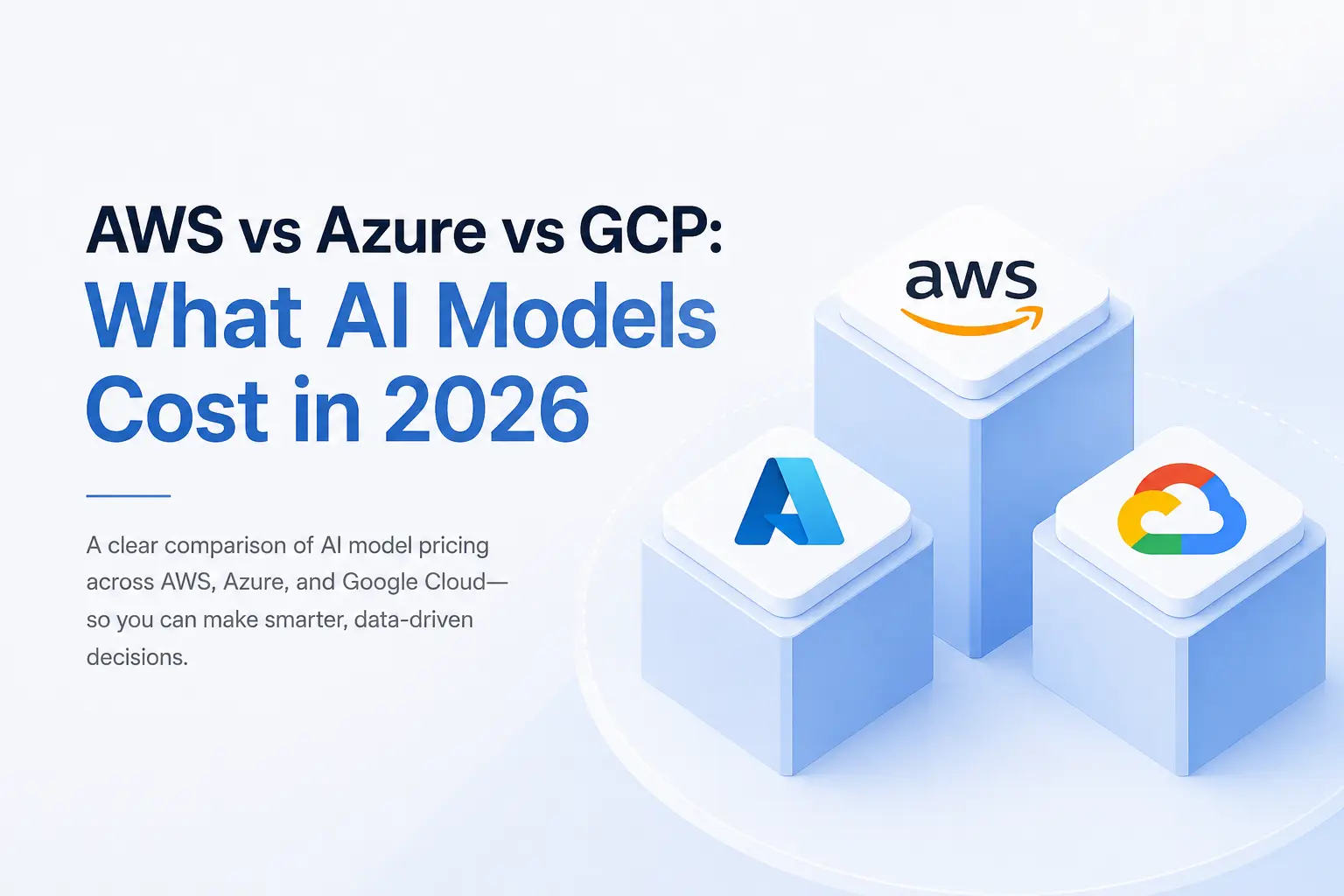 AWS vs Azure vs GCP: What Cloud AI Models Cost in 2026