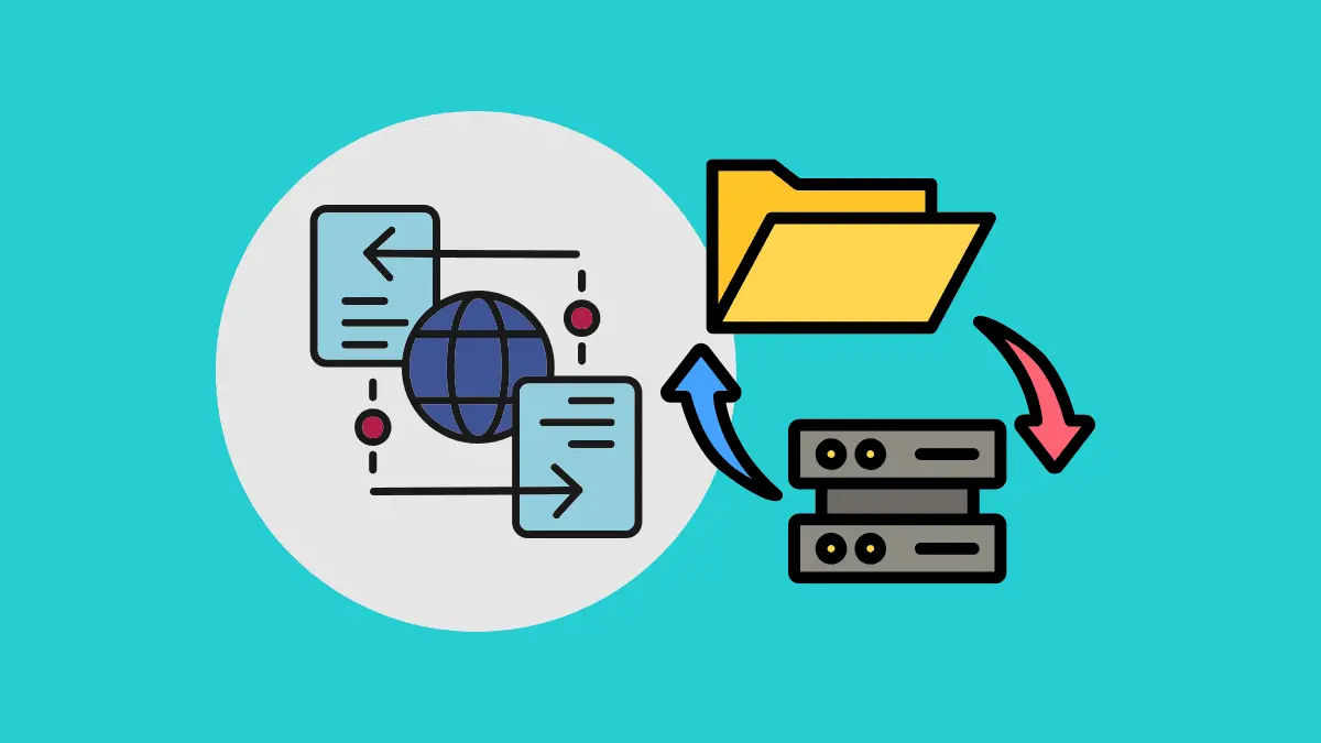 Server Data Transfer Icon