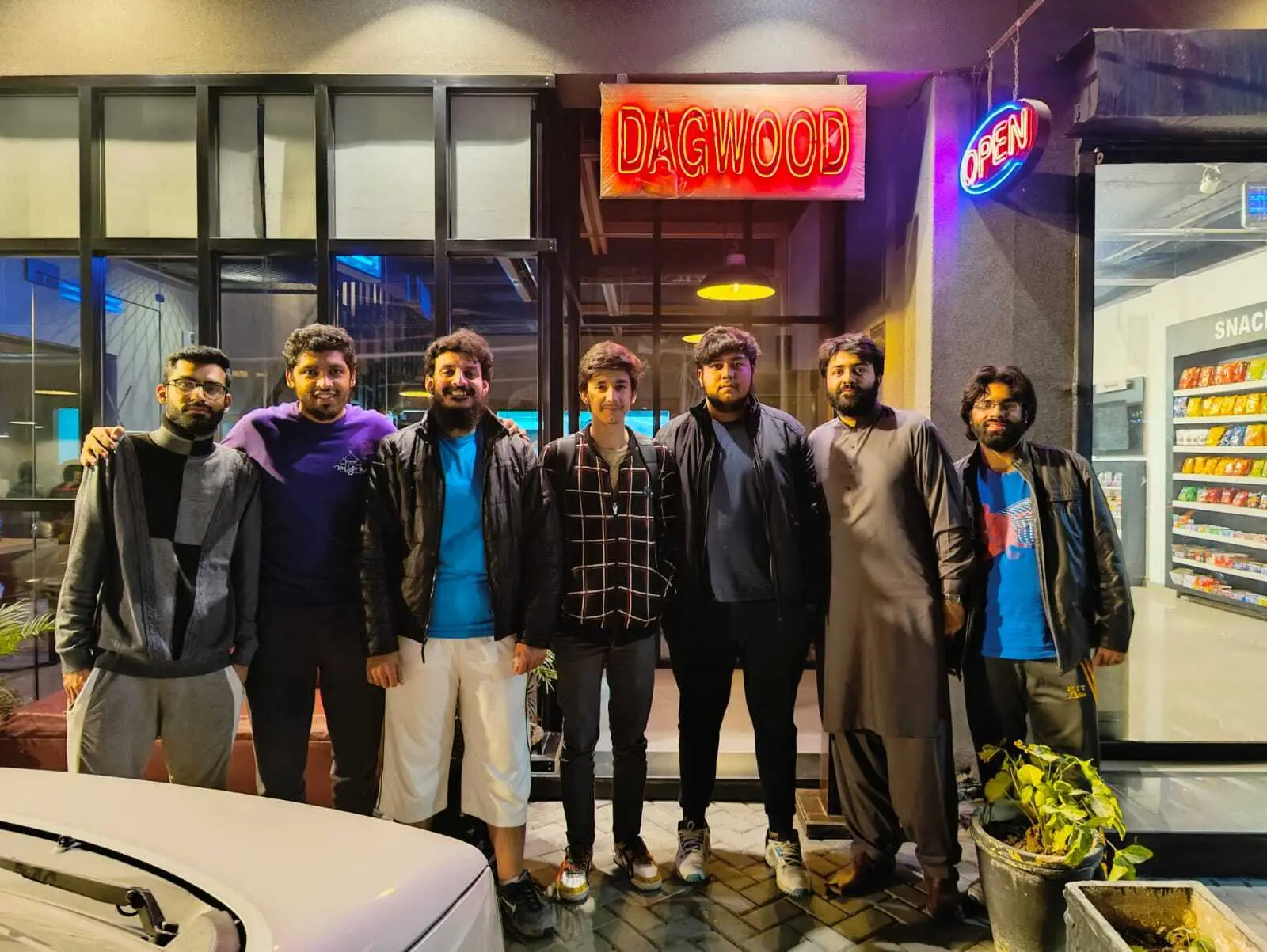 The Data Prism team at a team-building dinner